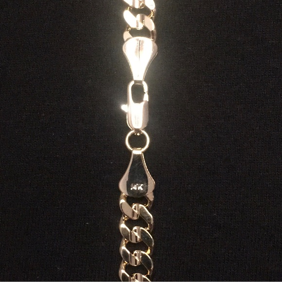 Gold Chain Cuban Link 20in 7mm - Picture 4 of 6